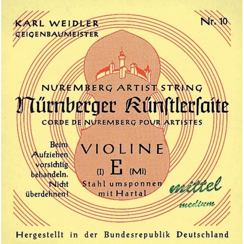Nürnberger 7163291 Struny do skrzypiec Künstler Rope Core